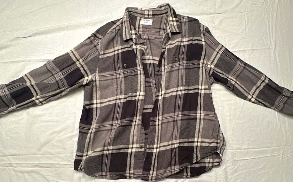 Old Navy Men's Double-Brushed Plaid Flannel Button-Down Shirt